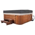 Modern Leisure Renaissance Hot Tub Cover, 86 in. Square x 14 in. H, Gray 3098